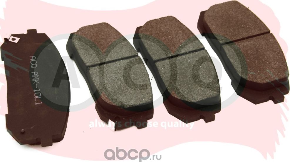 Колодки тормозные (ACQ). Артикул ANK10L1