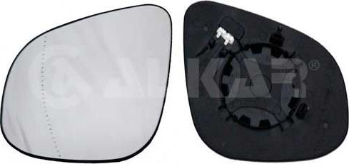 Зеркальное стекло бокового зеркала Alkar левое для Renault Kangoo II 2008-2026. Артикул 6471698