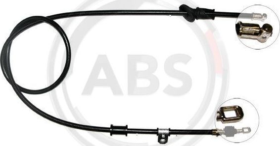 Трос ручника (тросик ручного тормоза) ABS. Артикул K16448