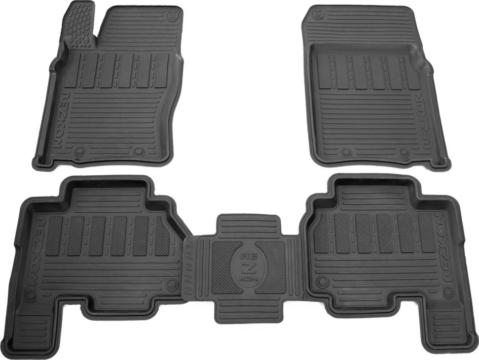 Коврики Rezkon резиновые для салона SsangYong Kyron 2007-2015. Артикул 1031010100