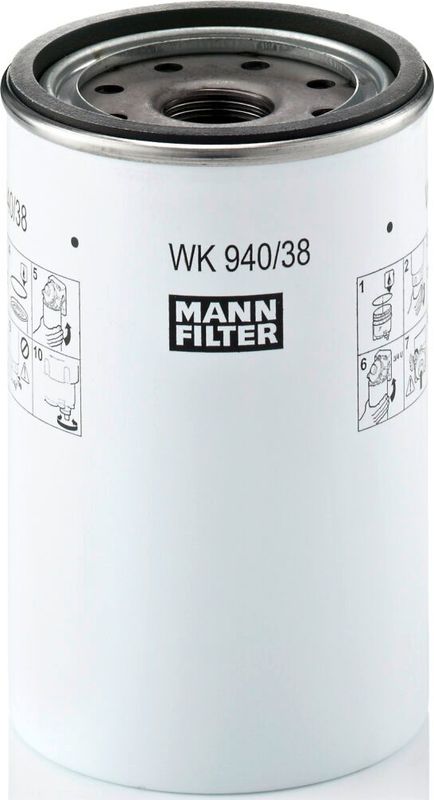 Топливный фильтр Mann-Filter для Volvo  FL 2000-2026. Артикул WK 940/38 x