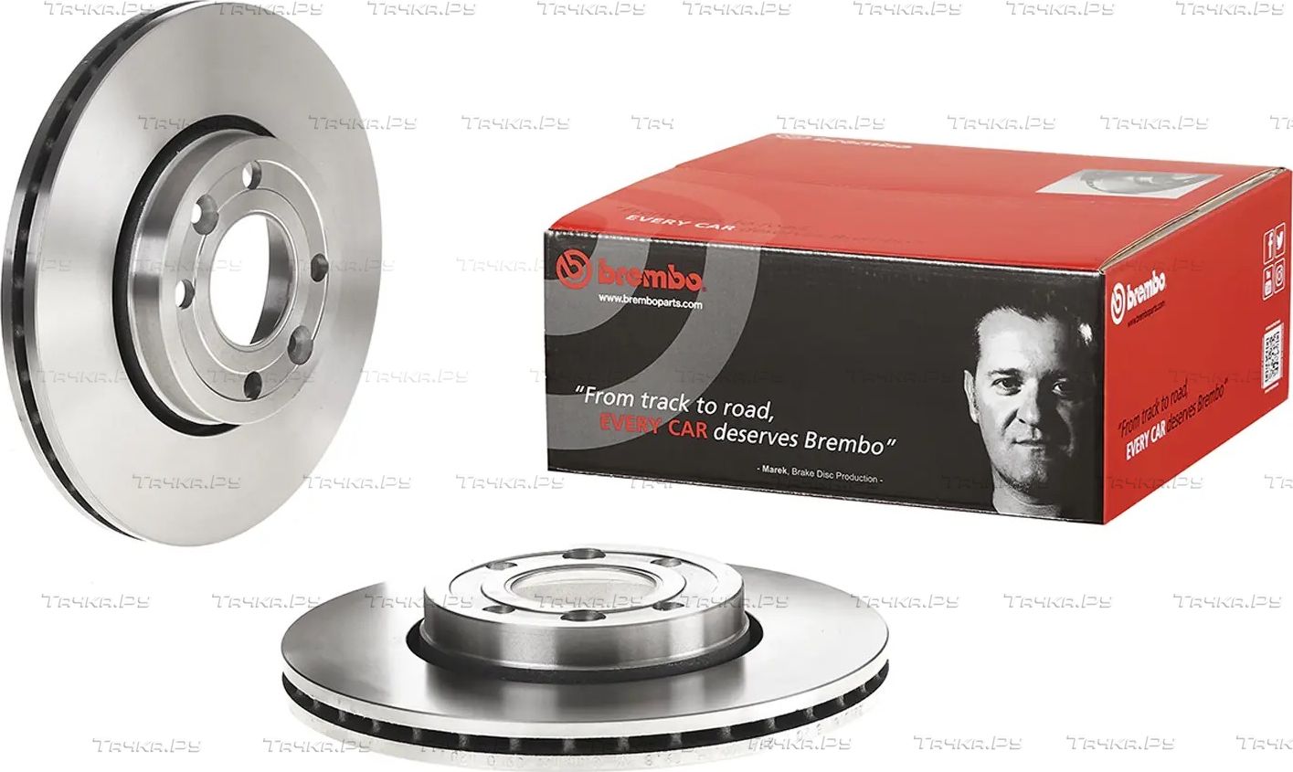 Тормозной диск Brembo PRIME LINE передний для Lada XRAY I 2016-2026. Артикул 09.9078.20