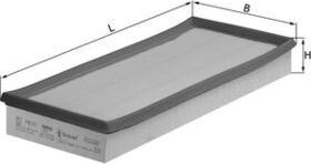 Воздушный фильтр Mahle-Knecht. Артикул LX 662