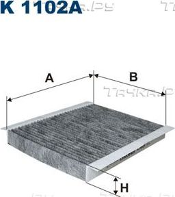Салонный фильтр Filtron. Артикул K 1102A