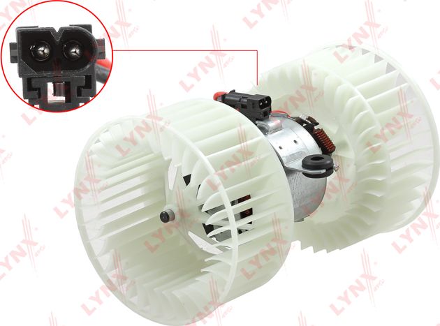 Вентилятор, мотор печки (отопителя) салона LYNXauto для BMW 5 IV (E39) 1995-2004. Артикул RF-1552
