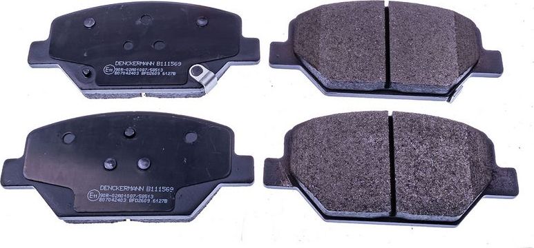 Тормозные колодки Denckermann. Артикул B111569