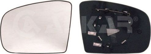 Зеркальное стекло бокового зеркала Alkar. Артикул 6471566