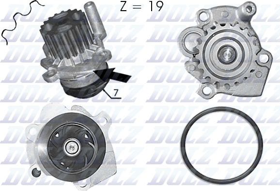Помпа (водяной насос) Dolz. Артикул A203