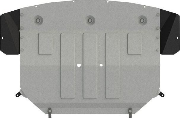 Защита алюминиевая Шериф (4 мм) для картера и КПП Mercedes-Benz Sprinter W907 FWD 2018-2026. Артикул 13.4468