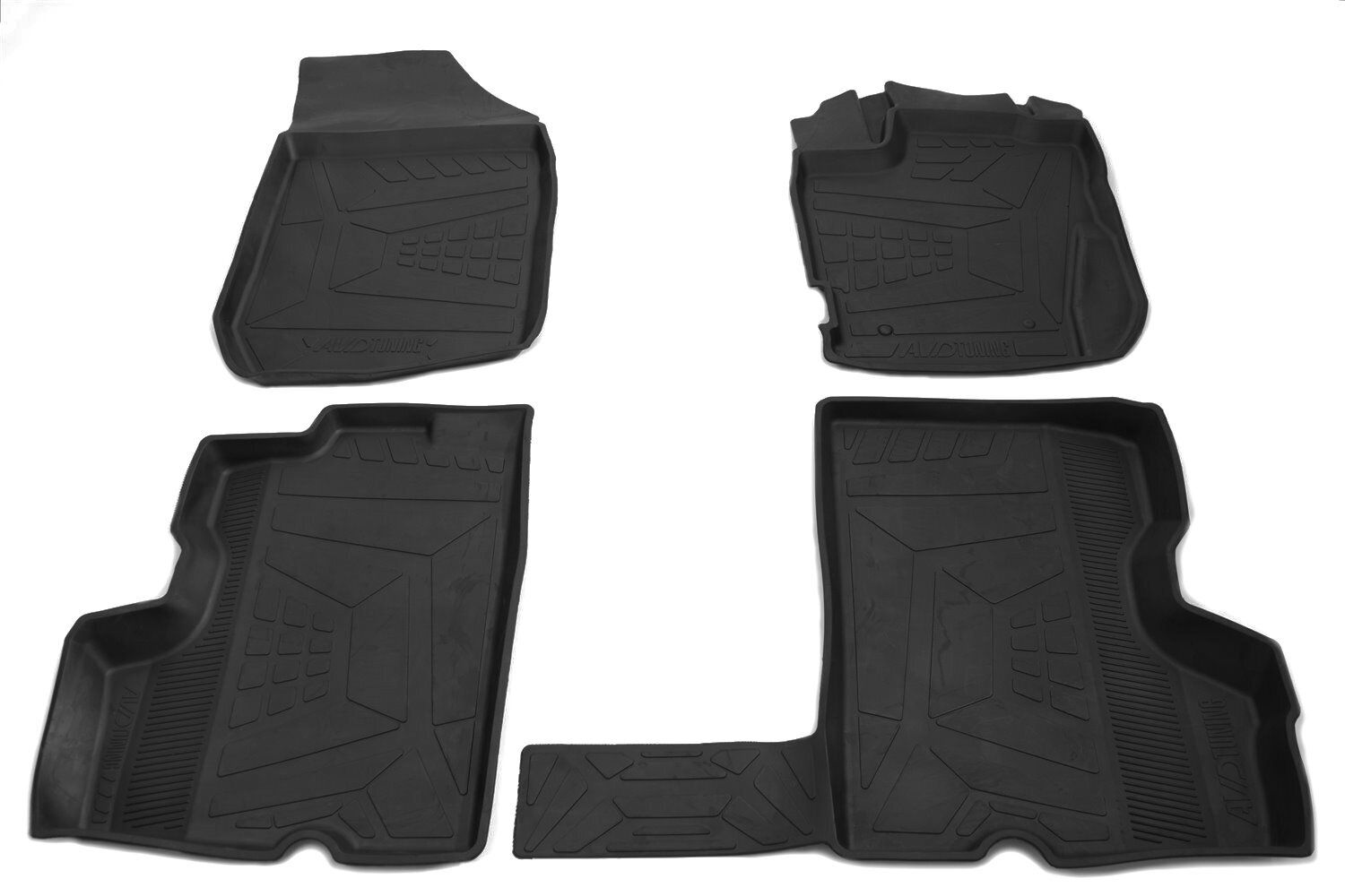 Коврики резиновые Avtodriver AVDTuning для салона Renault Kaptur 2016-2026. Артикул ADRPLR268