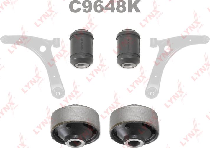 Сайлентблок переднего рычага подвески LYNXauto KIT. Артикул C9648K