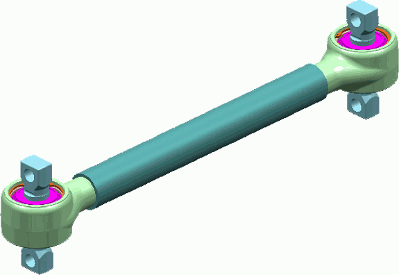 Реактивная тяга (штанга) Lemforder (Стальная труба). Артикул 37818 01