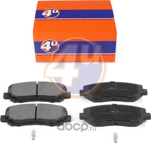 КОЛОДКИ ПЕР MAZDA CX-5 (KE, GH) CX-5 (KF) CX-5 VAN (KE_) (4U). Артикул 4UBP0300