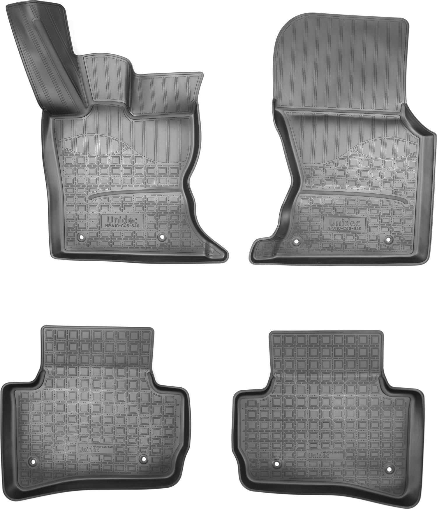 Коврики 3D Норпласт для салона Land Rover Range Rover Velar 2017-2026. Артикул NPA10-C46-640