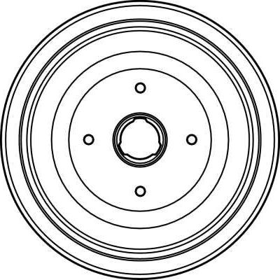 Тормозной барабан TRW задний для Audi 100 III (C3) 1982-1991. Артикул DB4085