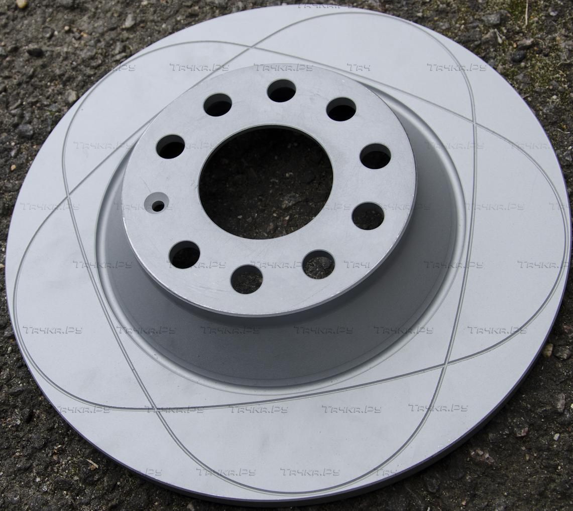 Тормозной диск ATE PowerDisc задний для Audi A6 III (C6) 2004-2011. Артикул 24.0312-0159.1