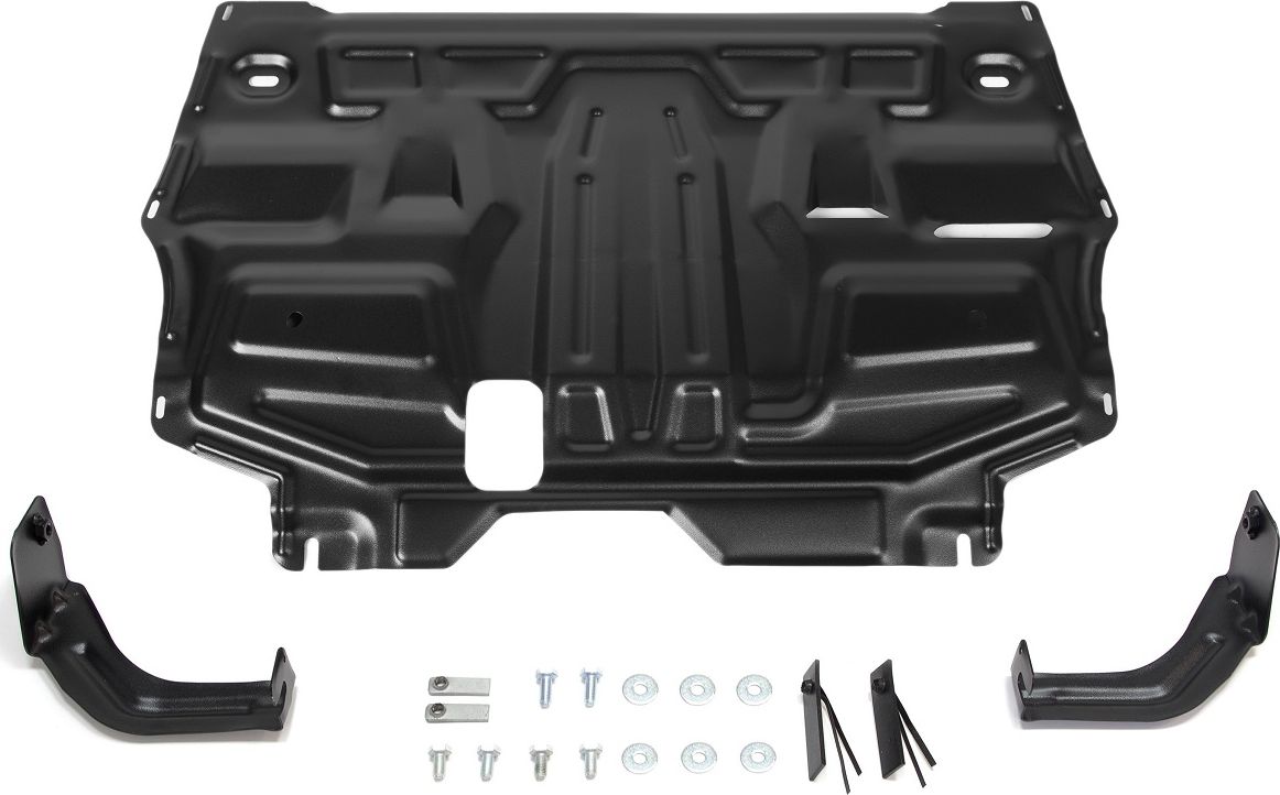 Защита AutoMax для картера и КПП Skoda Fabia RS II поколение 2010-2014. Артикул AM.5842.2