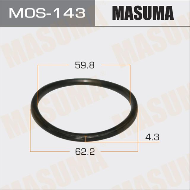 Кольцо уплотнительное (Masuma). Артикул MOS-143