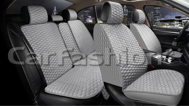 Накидки универсальные CarFashion Sota Plus для авто, цвет Серый/Серый/Серый. Артикул 22760