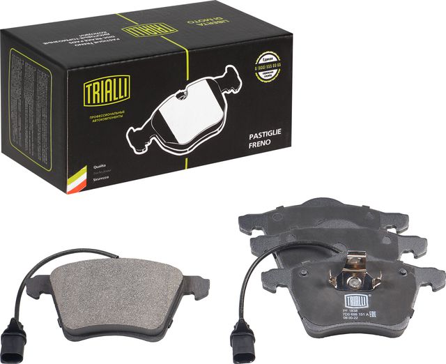 Тормозные колодки Trialli (Low-Metallic). Артикул PF 1838