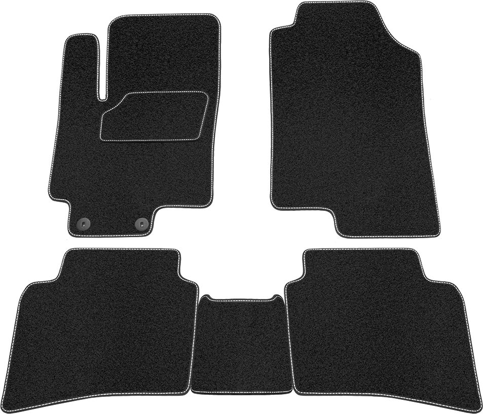 Коврики Rezkon ворсовые Стандарт для салона Kia Rio IV 2017-2026. Артикул 2521020300