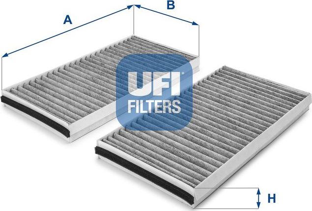 Салонный фильтр UFI. Артикул 54.127.00