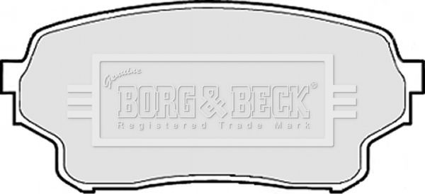 Тормозные колодки Borg & Beck. Артикул BBP1953