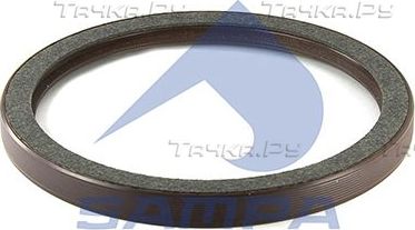 Сальник коленвала Sampa (FPM (Fluor-Kautschuk)) для Volvo  F12 1977-1994. Артикул 031.288