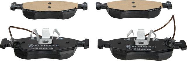 Тормозные колодки ATE передние для Fiat 500 II 2009-2026. Артикул 13.0460-7288.2