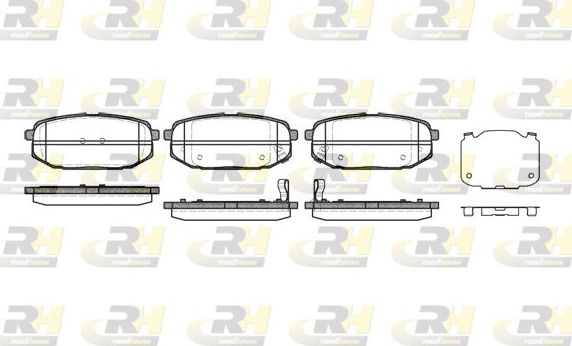 Тормозные колодки RoadHouse. Артикул 21147.02