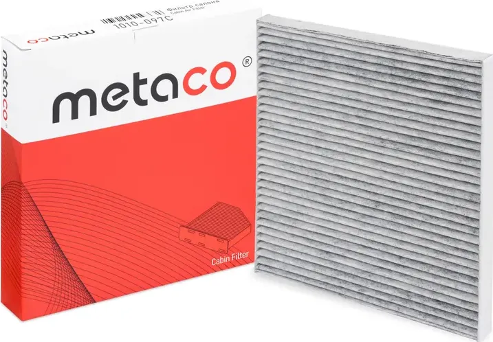 Фильтр салона угольный (Metaco). Артикул 1010097C