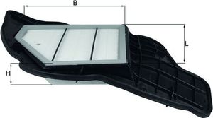 Воздушный фильтр Mahle-Knecht левый для BMW 5 VI (F10/F11/F07) 2009-2017. Артикул LX 1684/5