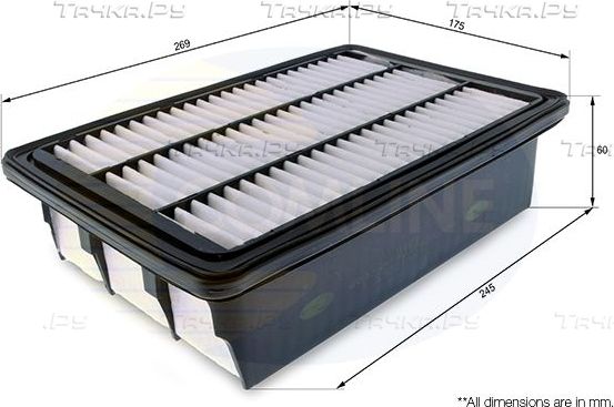 Воздушный фильтр Comline для Hyundai Santa Fe II 2006-2012. Артикул CHY12265