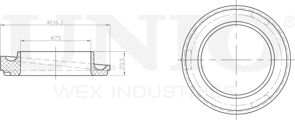 Проставка пружины подвески (Unio). Артикул RMP-16104
