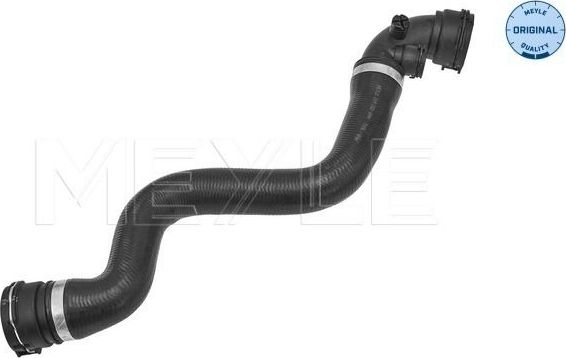 Патрубок системы охлаждения (радиатора) Meyle (EPDM (Этилен-пропиленовый каучук)). Артикул 319 222 0044
