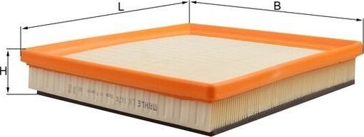 Воздушный фильтр Mahle для Ford KA I 2001-2008. Артикул LX 1474