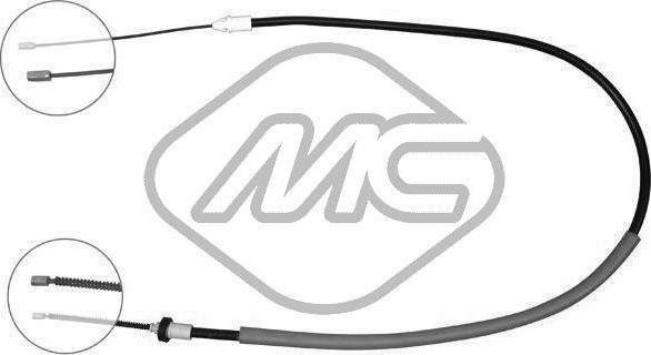 Трос ручника (тросик ручного тормоза) Metalcaucho левый для Renault Clio II 1998-2013. Артикул 83079