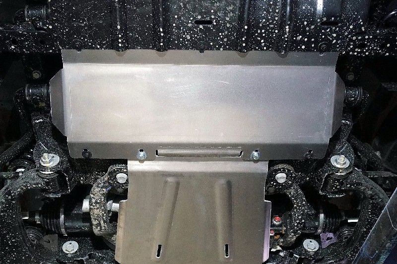 Защита алюминиевая ТСС (4 мм) для картера Changan Hunter Plus 2023-2026. Артикул ZKTCC00639