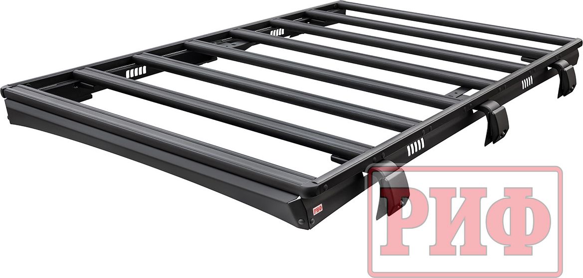 Багажник алюминиевый (платформа с крепежом) 1250x2080 мм РИФ для Nissan Patrol Y61 2004-2010. Артикул RIFY61-roof4