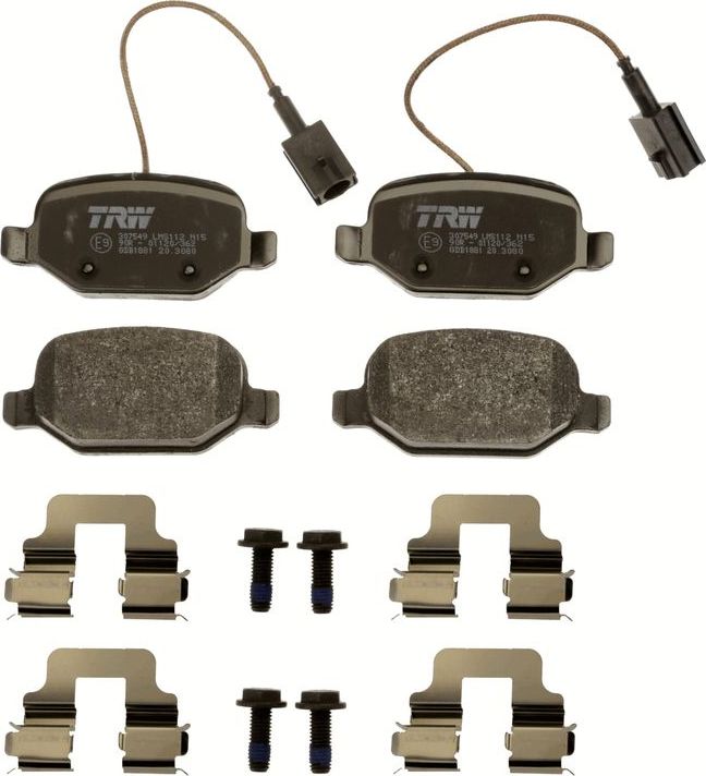 Тормозные колодки TRW COTEC. Артикул GDB1881