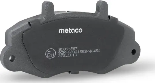 Колодки тормозные передние к-кт (Metaco). Артикул 3000267