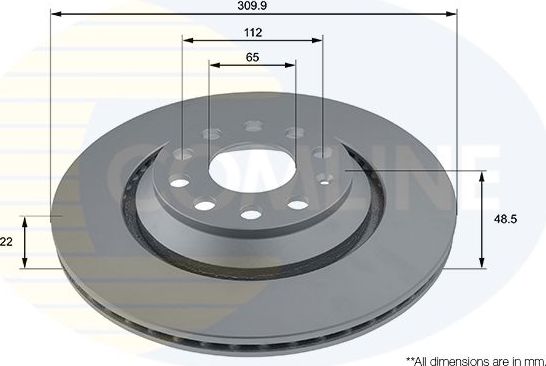 Тормозной диск Comline Comline. Артикул ADC1493V
