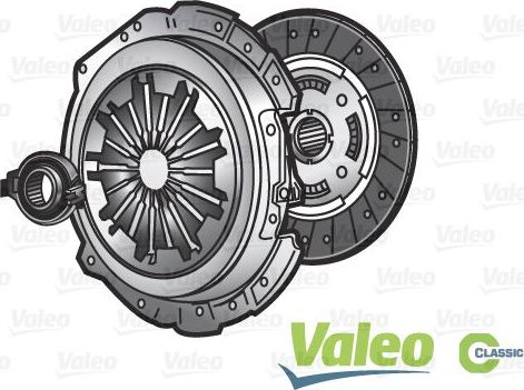 Сцепление (комплект) Valeo CLASSIC KIT3P для Peugeot 406 I 1999-2004. Артикул 786081