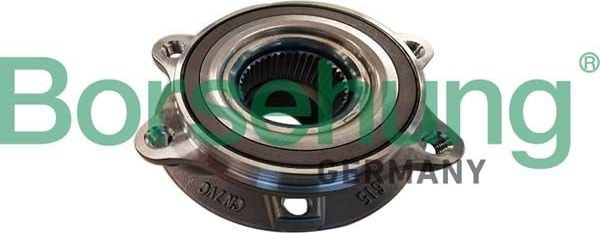 Ступица колеса с интегрированным подшипником (в сборе) Borsehung передняя для Audi S6 IV (C7) 2012-2018. Артикул B11294