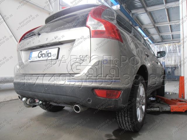 Фаркоп Galia оцинкованный для Volvo V60 I 2010-2018 Быстросъемный крюк. Артикул V0706C