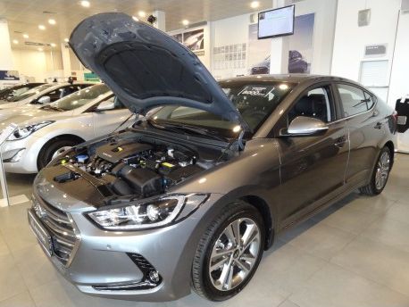 Амортизатор (упор) капота A-Engineering для Hyundai Elantra VI 2016-2026. Артикул KU-HY-EL06-00