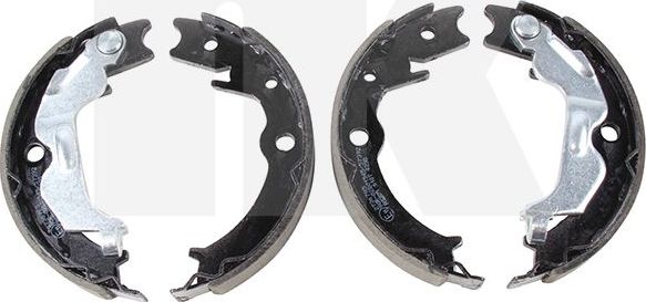 Тормозные колодки (стояночная тормозная система) NK задние для Daewoo Gentra II 2013-2015. Артикул 2736785