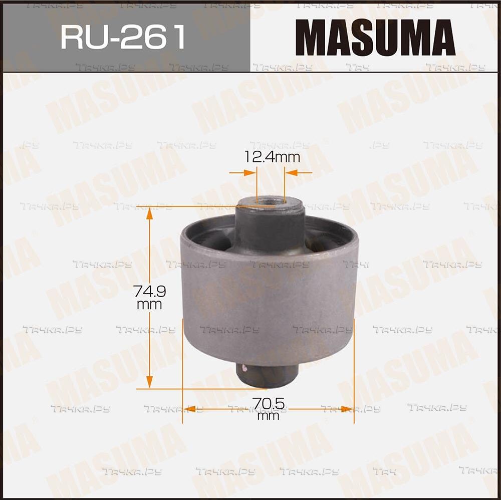 Сайлентблок заднего рычага подвески Masuma правый/левый для Mitsubishi Carisma I 1995-2006. Артикул RU-261
