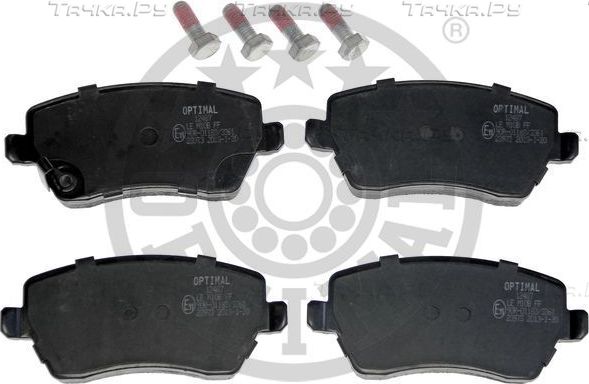 Тормозные колодки Optimal передние для Opel Agila B 2008-2014. Артикул BP-12487