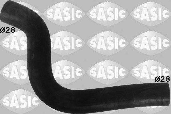 Патрубок радиатора (системы охлаждения) Sasic правый верхний для Fiat Idea 2004-2016. Артикул 3406127